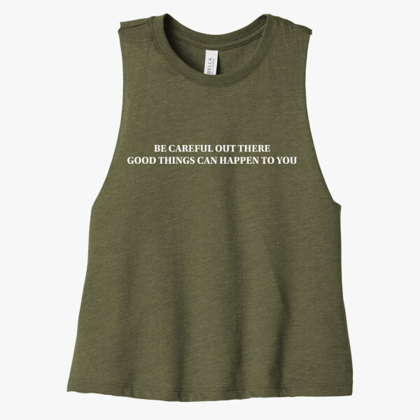 Bella Canvas Women’s Racer Back Cropped Tank Thumbnail